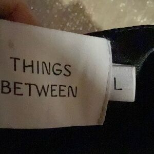 Things Between Black Midi Satin sheath Dress